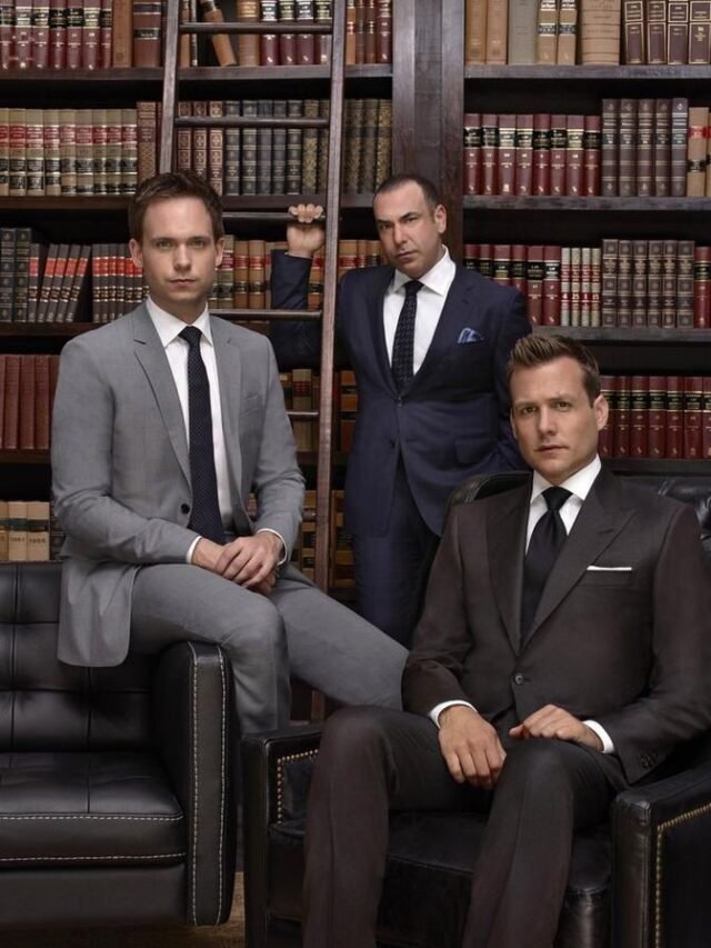 Suits _ avocats sur mesure - Saison 4 _ Photo Gabriel Macht, Patrick J_ Adams, Rick Hoffman